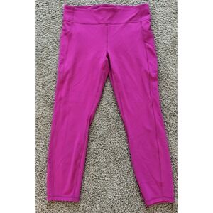 Lululemon Invigorate High Rise Tight Womens Size 14 Ripened Raspberry 25"